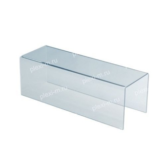 Подставка лесенка из оргстекла 25x10х10 см, толщина 3 мм, PL-1100100-250T3