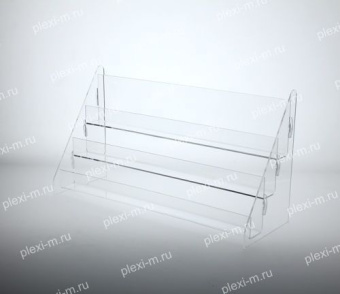 Горка витрина из оргстекла настольная, три яруса, SP-14-500-3