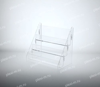 Горка витрина из оргстекла настольная, три яруса, SP-14-300-3